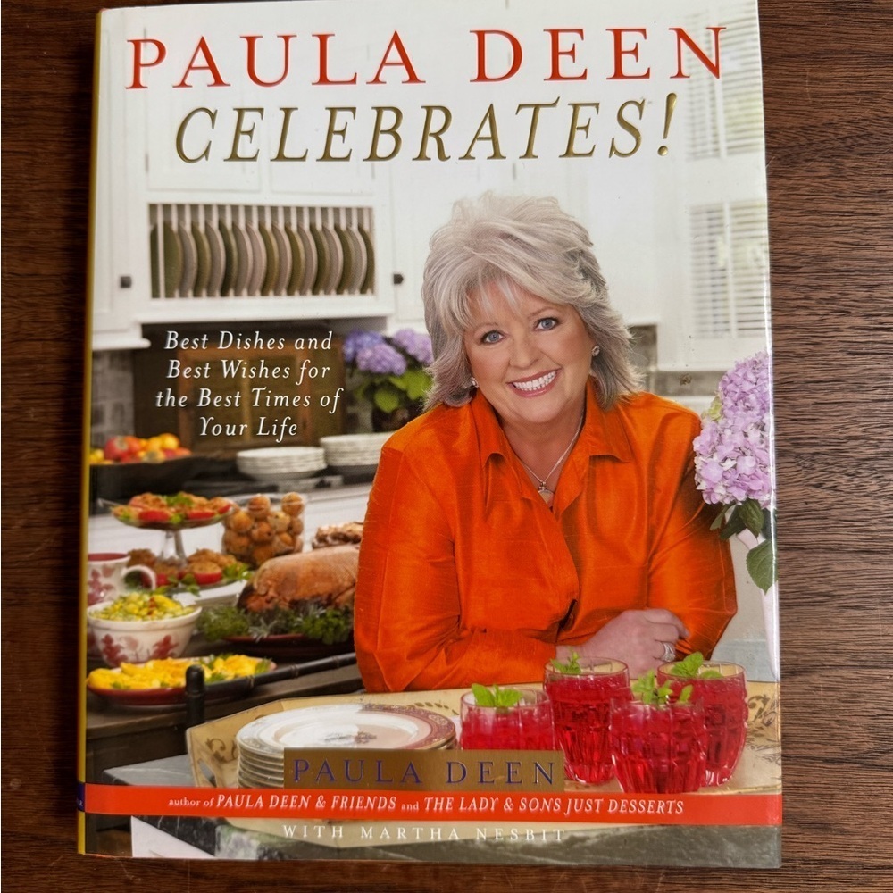 Paula Deen Celebrates! Hardcover Cookbook.